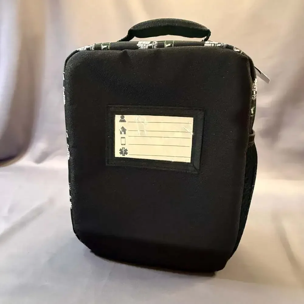 Minecraft Creeper Insulated Lunch Box Bag with Front Pocket